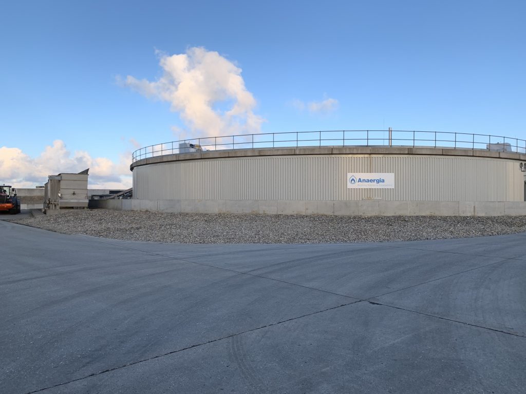 Sale of 550m3 gas-to-grid Anaerobic Digestion Plant