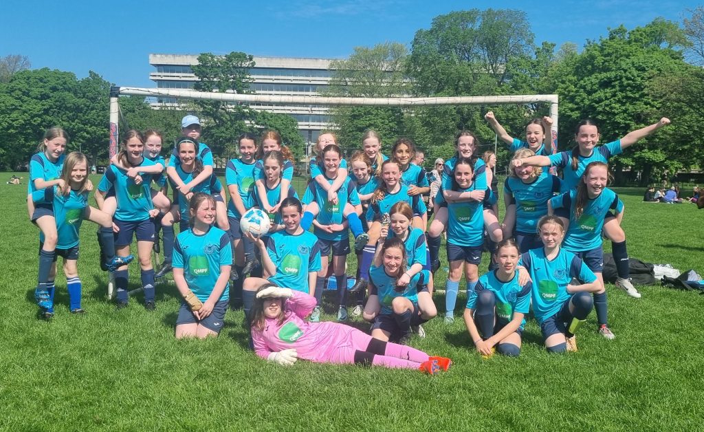 QMPF Sponsors Girls Primary School Football Team